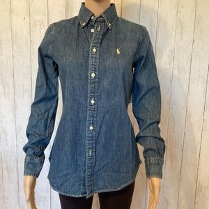 NWTS Ralph Lauren Jean Shirt